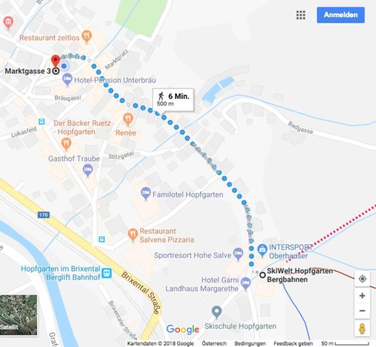 Appartement Der Buergerbote Zur Hohen Salve Hopfgarten im Brixental Esterno foto